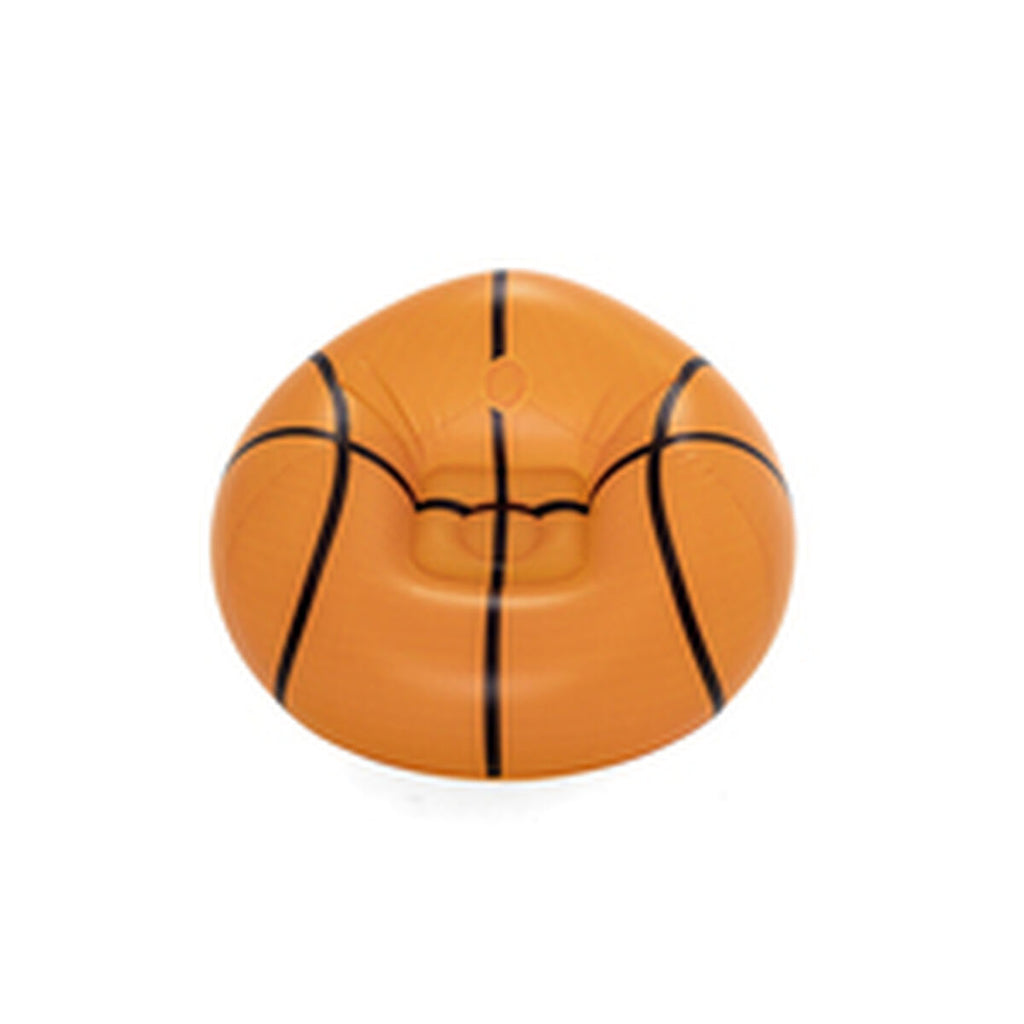 Bestway Riesiger Aufblasbarer Basketball-Sessel 114X112X66 Cm +6 Jahre Innen- Und Garten 75103