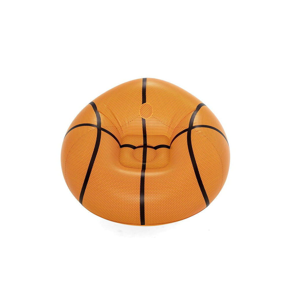 Bestway Riesiger Aufblasbarer Basketball-Sessel 114X112X66 Cm +6 Jahre Innen- Und Garten 75103