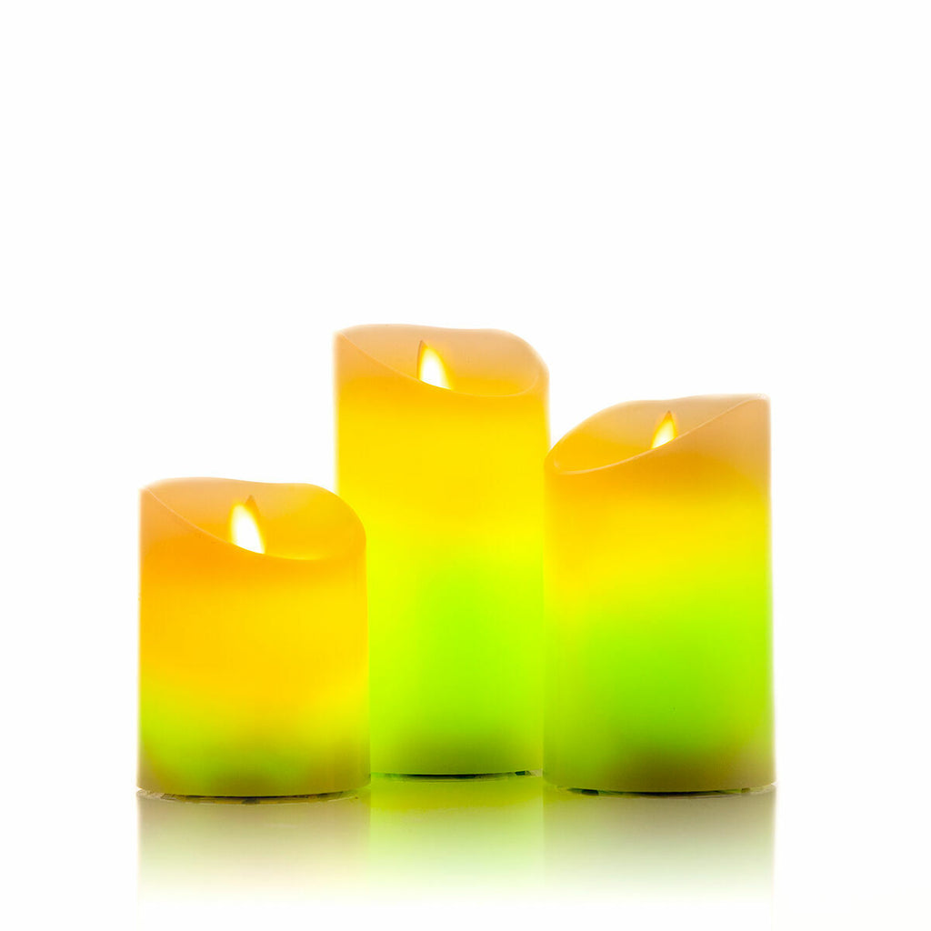 Innovagoods Mehrfarbige Led-Kerzen Flammeneffekt Mit Fernbedienung Lendles Innovagoods 3 Stück