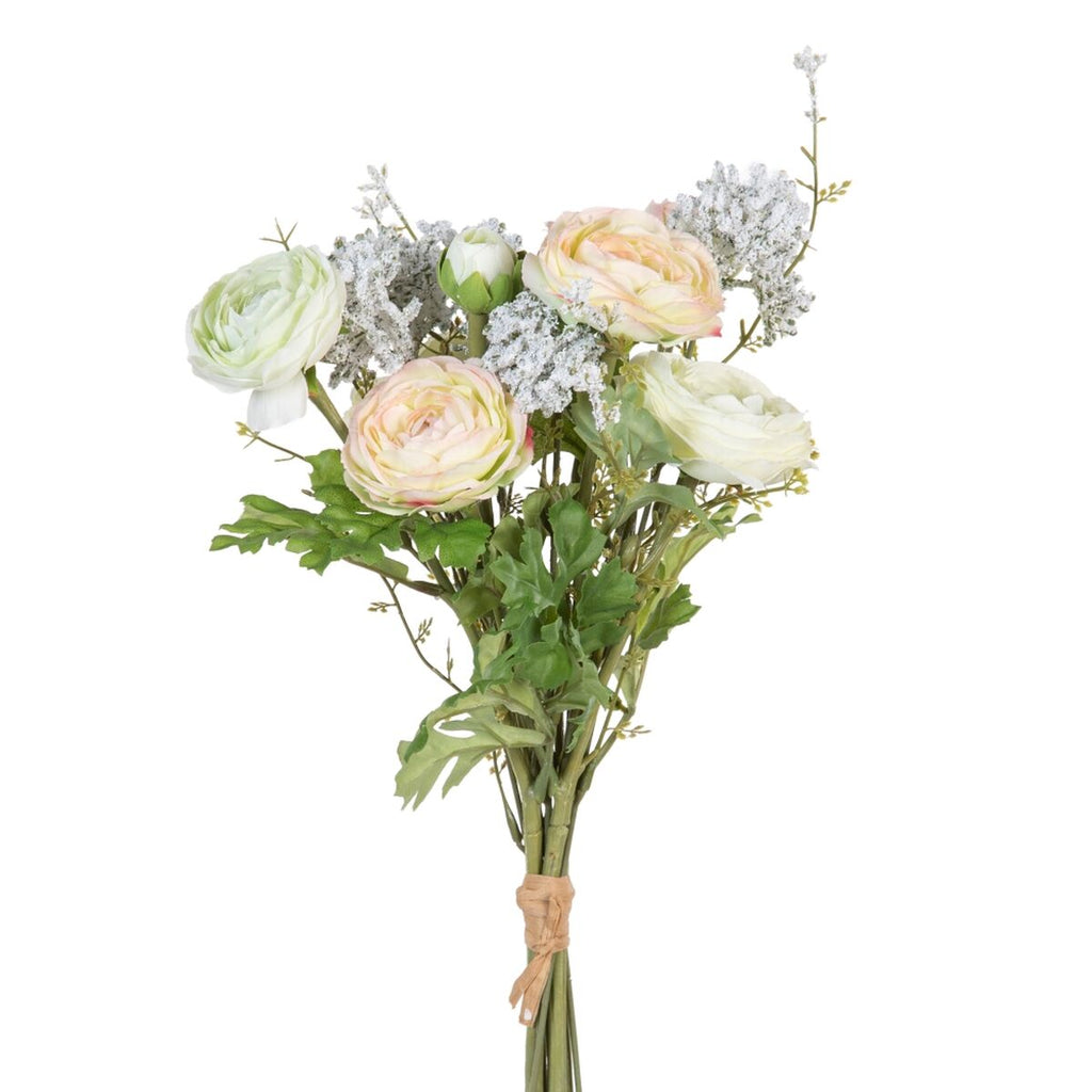 Bigbuy Home Deko-Blumen Creme 20 X 20 X 50 Cm