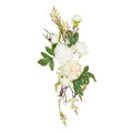 Bigbuy Home Deko-Blumen 65 X 30 X 18 Cm Weiß Pfingstrose