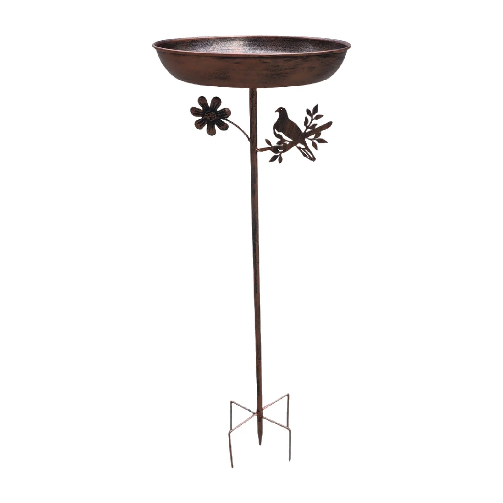 Vogeltränke aus Eisen – Vintage Standbad für Garten, Terrasse & Hof