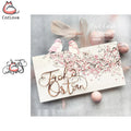 Metall-Stanzformen „Frohe Ostern“ – 10,9x6,9 cm, Scrapbooking, Kartengestaltung & Prägen