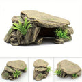 Schildkröten-Sonnenplattform für Aquarium – Reptilien-Dekoration aus Resin