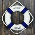 Rettungsring Wanddeko – Maritim, Blau oder Rot, 5 Größen (14–35 cm), Mediterrane Deko