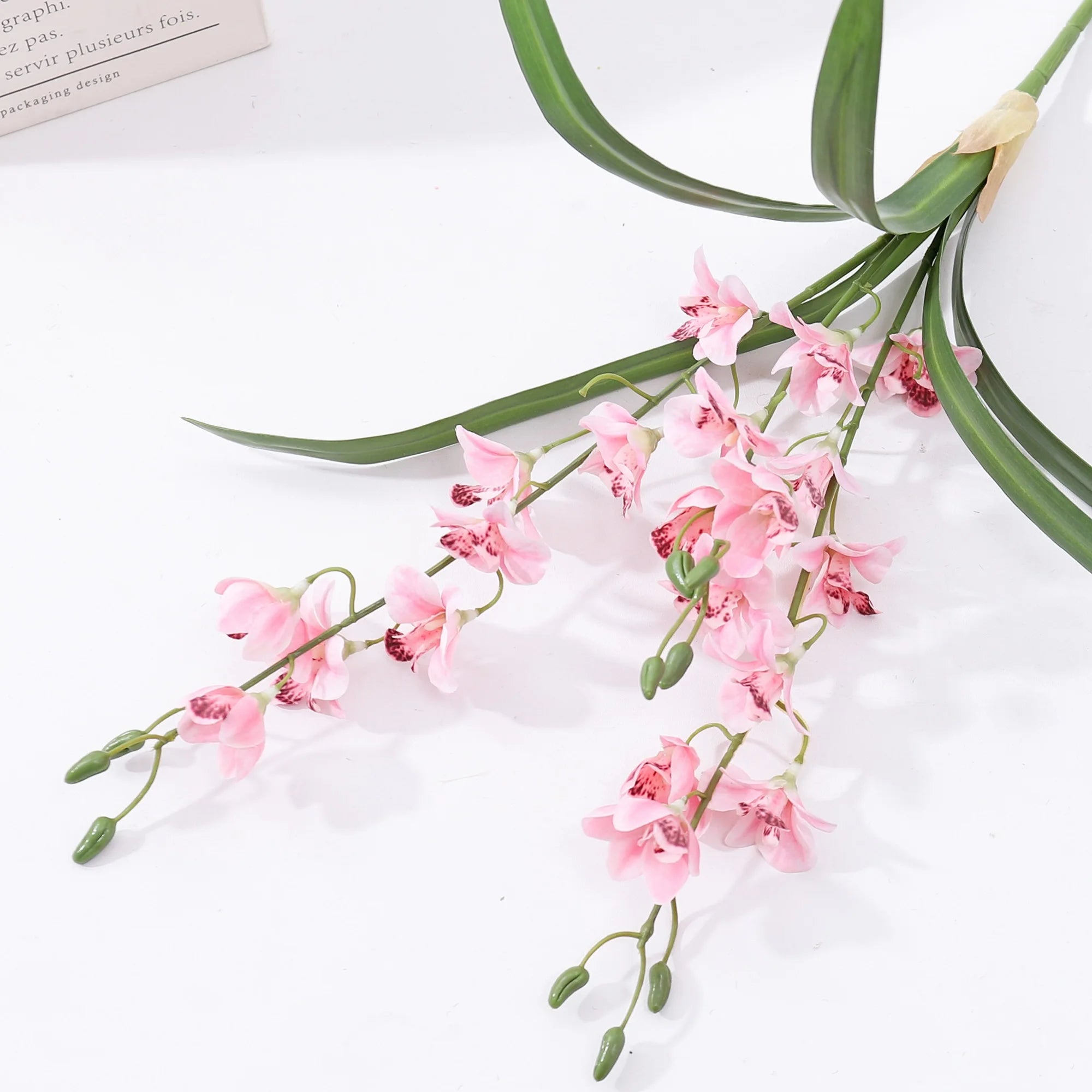 Künstlicher Orchideenstrauß – Real Touch, 5 Farben, 1er oder 3er Set, Hochzeit & Heimdeko