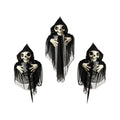 Bigbuy Carnival Halloween-Dekoration Skelett 130 X 10 X 60 Cm (3 Stücke) (3 Stück)