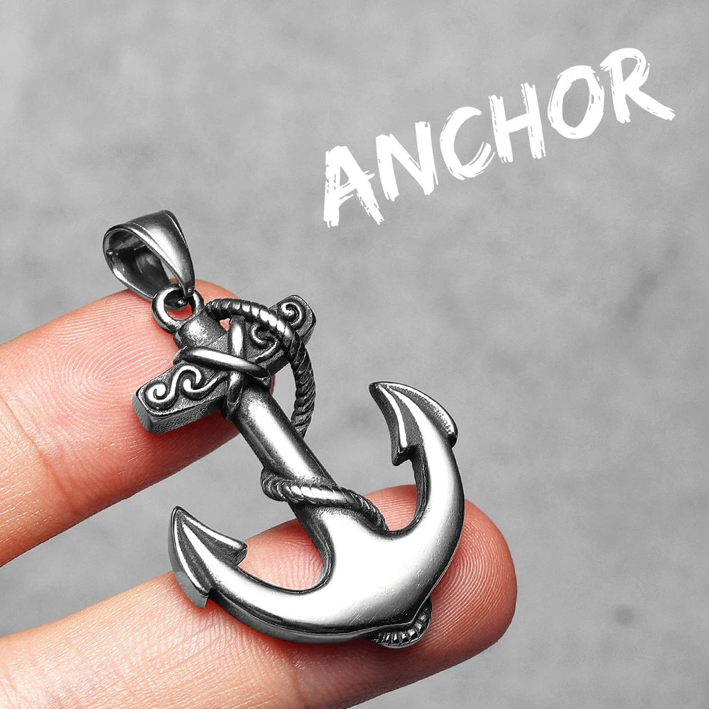 Anker-Anhänger Halskette aus Edelstahl – Maritimer Schmuck für Damen und Herren