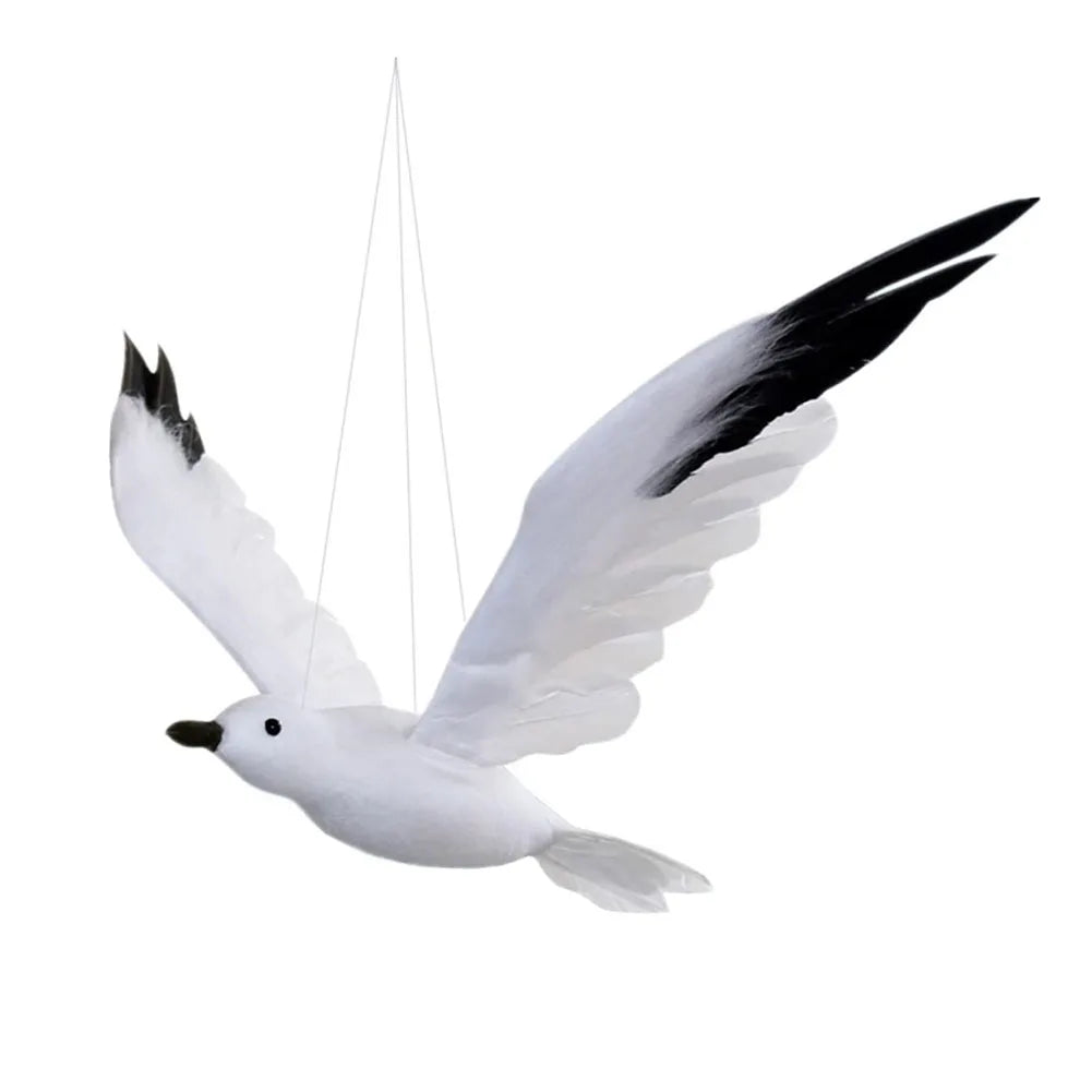 Deko-Möwe aus Schaumstoff – realistische Vogelfigur für Haus und Garten