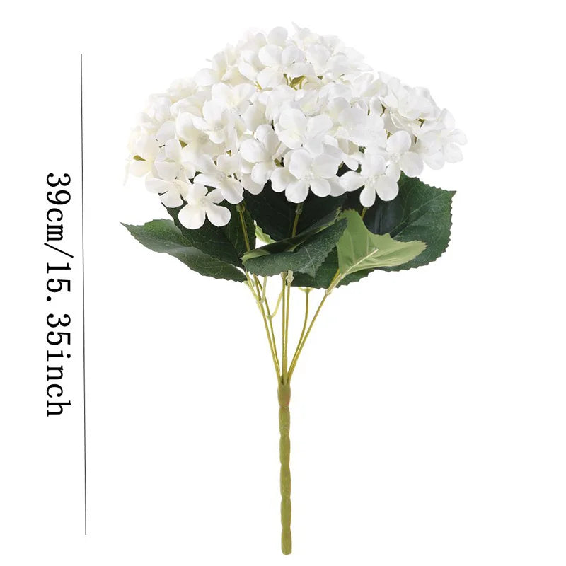 Kunstblume Hortensie 39 cm – Seidenblume für Hochzeit & Heimdeko
