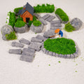 Miniatur-Gartenzubehör-Set 30-teilig – Mikro-Landschaftsdeko, DIY Bastelset