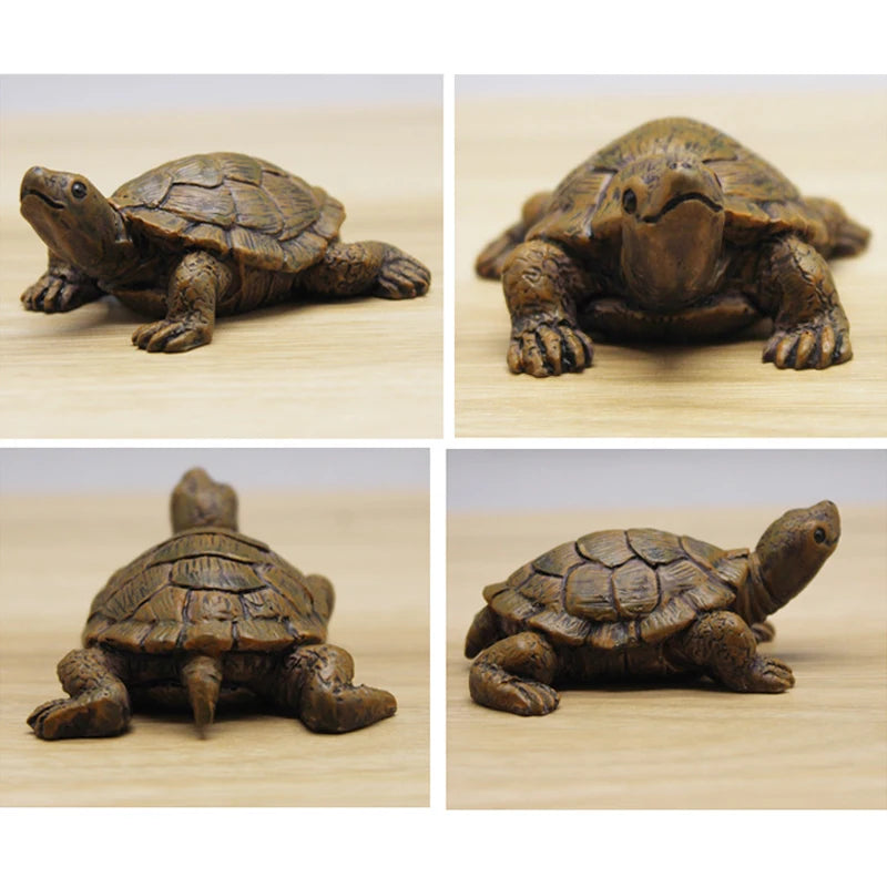 Mini-Schildkröten-Figur für Aquarium, Feengarten und Heimdekoration