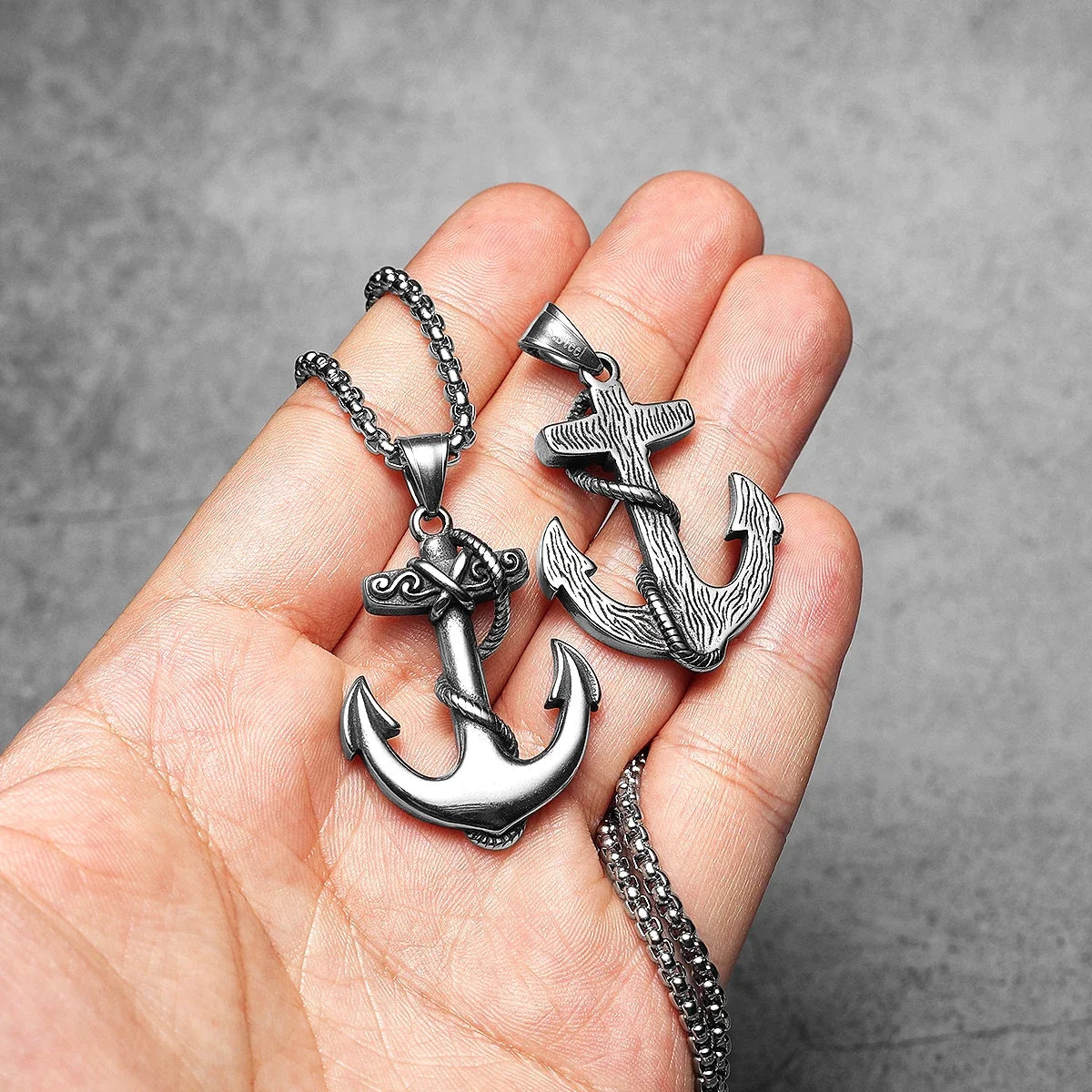 Anker-Anhänger Halskette aus Edelstahl – Maritimer Schmuck für Damen und Herren