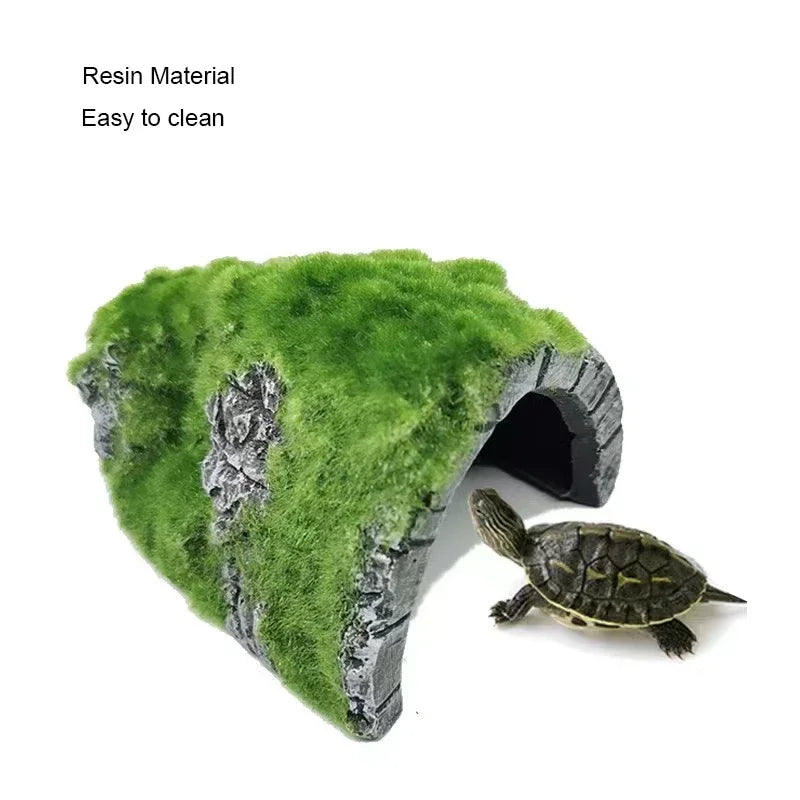 Aquarium Baumwurzel aus Kunstharz – 3 Farben, Terrarium & Reptilien-Deko, Schildkrötenzubehör
