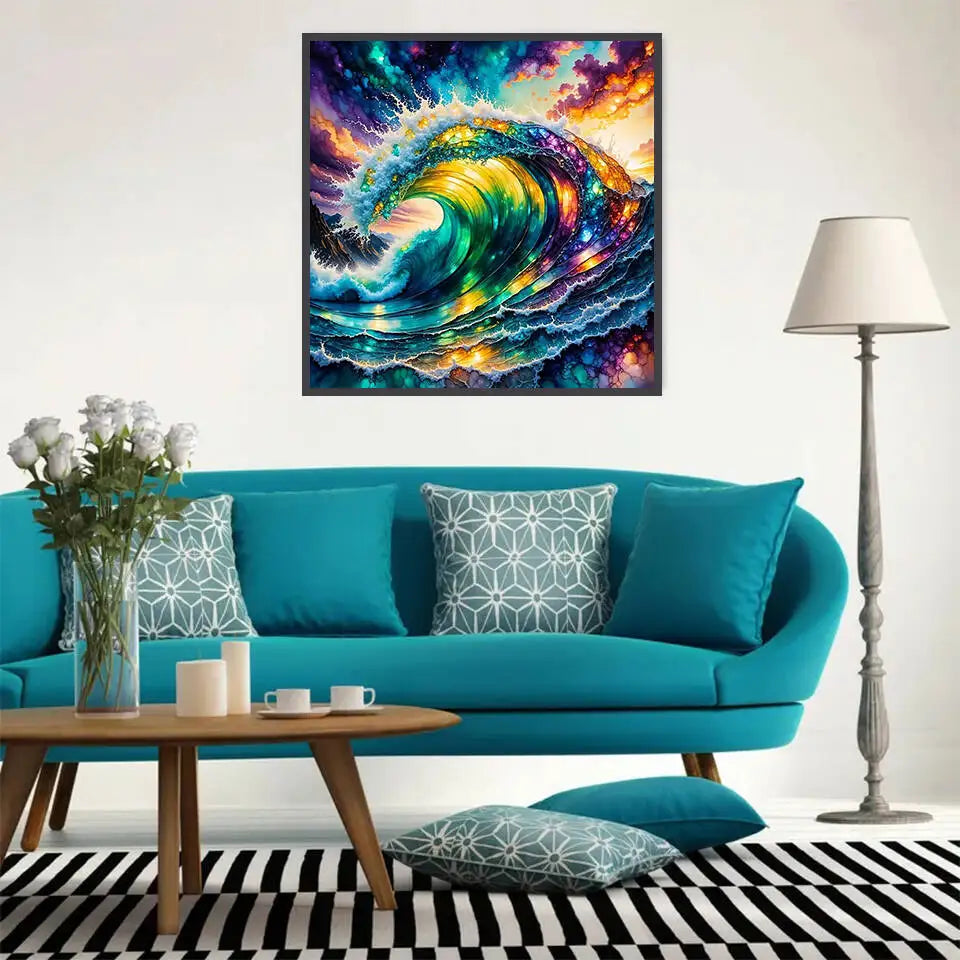5D Diamond Painting Ozean – DIY Diamantbild Meer & Meereslandschaft