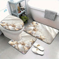 Maritimes Badezimmer-Set – Seestern & Muschel (3-teilig)