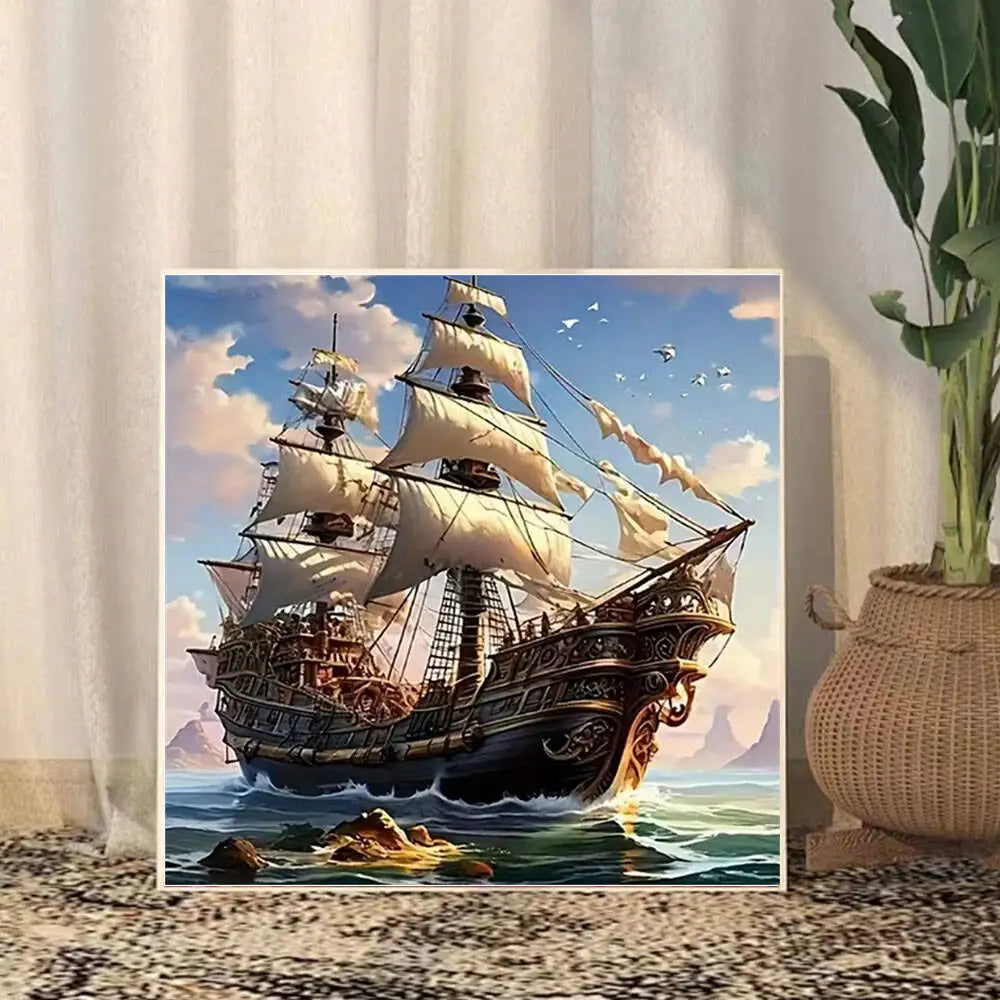 Diamond Painting Segelboot & Meer