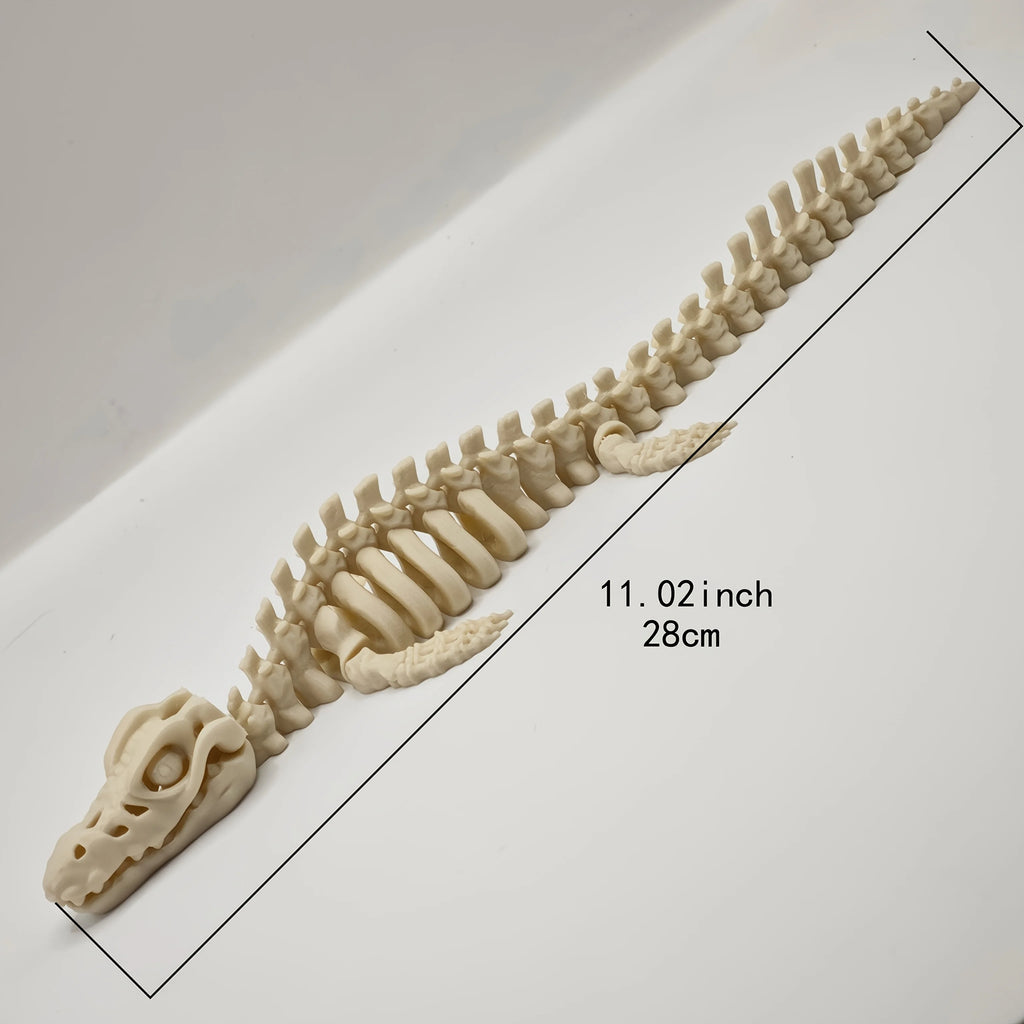 Mosasaurus-Skelett Aquarium Dekoration – Realistisches Dinosaurier-Fossil für Fischtank