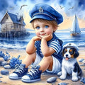 Diamond Painting Hund – DIY Mosaikbild mit Diamanten