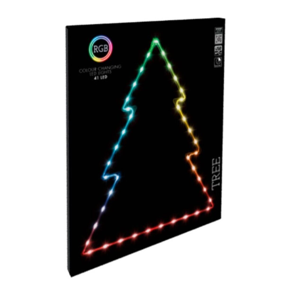 Basic & Co Leuchtende Dekoration Basic & Co Rgb Weihnachtsbaum 48 X 60 Cm