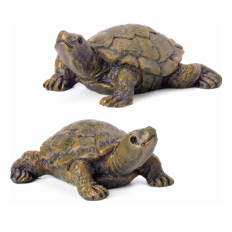 Mini-Schildkröten-Figur für Aquarium, Feengarten und Heimdekoration