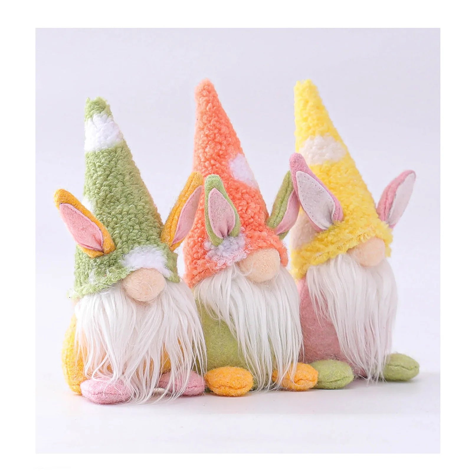 Oster-Hase Gnome Puppe gesichtslos – Handgemachte Frühlingsdeko | 3 Farben
