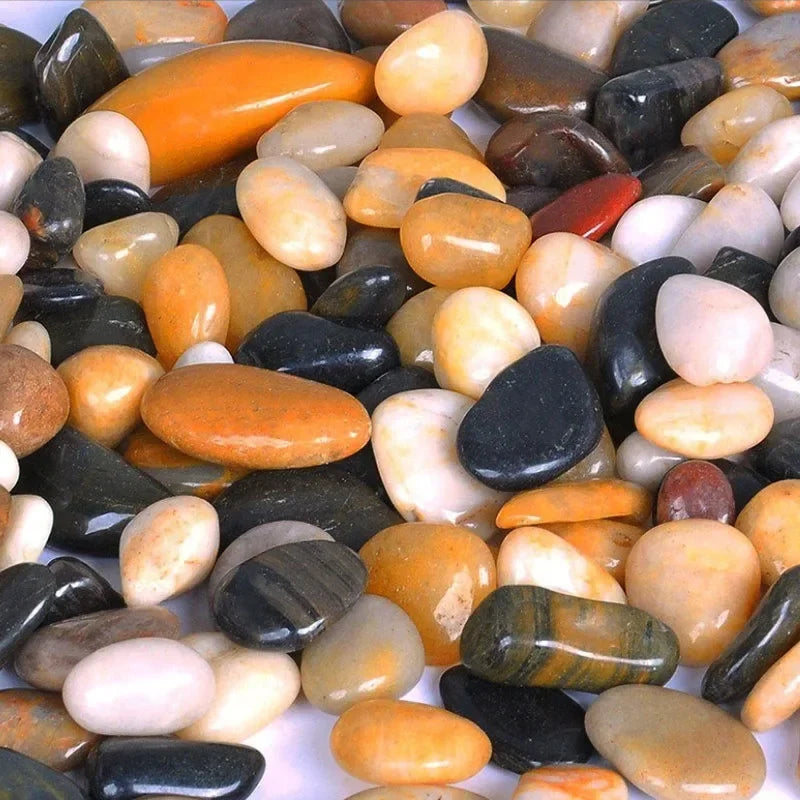 Bunte Natursteine für Aquarium & Deko – 250g oder 500g | Ø 3–5 cm