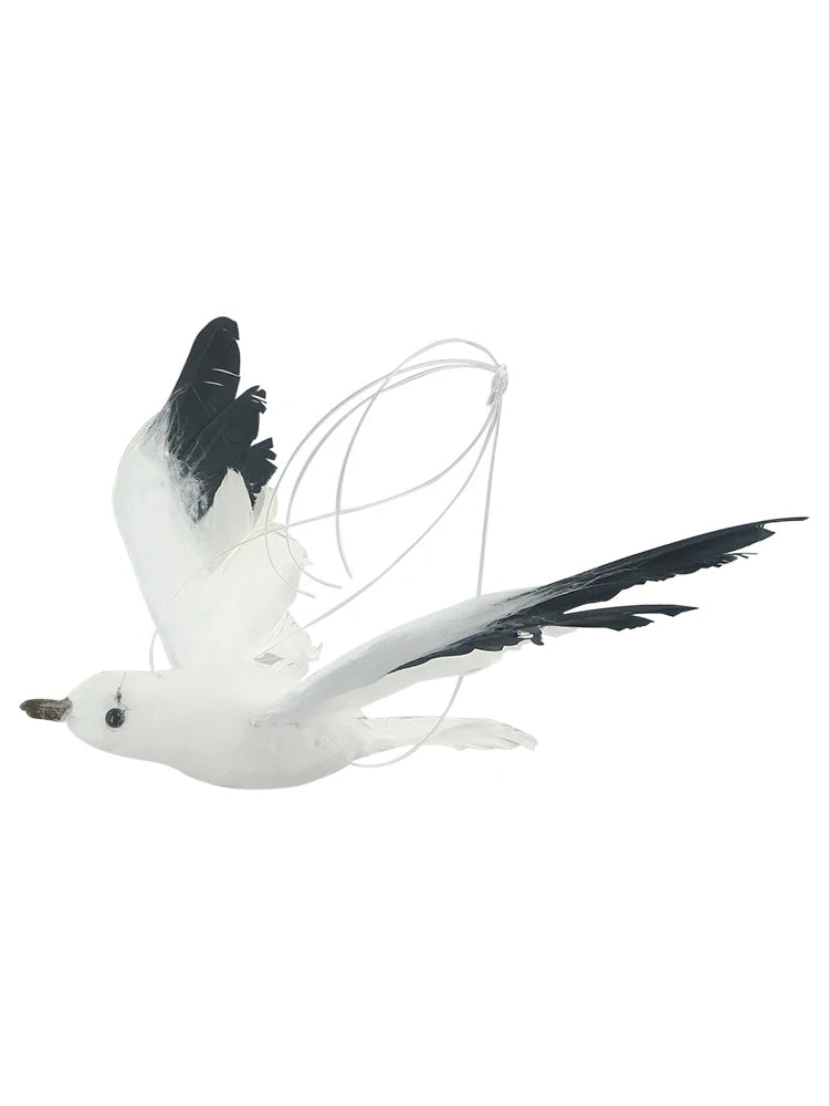 Deko-Möwe aus Schaumstoff – realistische Vogelfigur für Haus und Garten