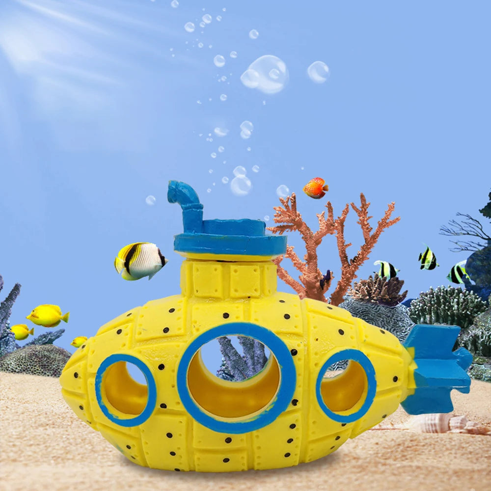 Aquarium U-Boot Dekoration aus Harz – Versteck für Garnelen & Fische