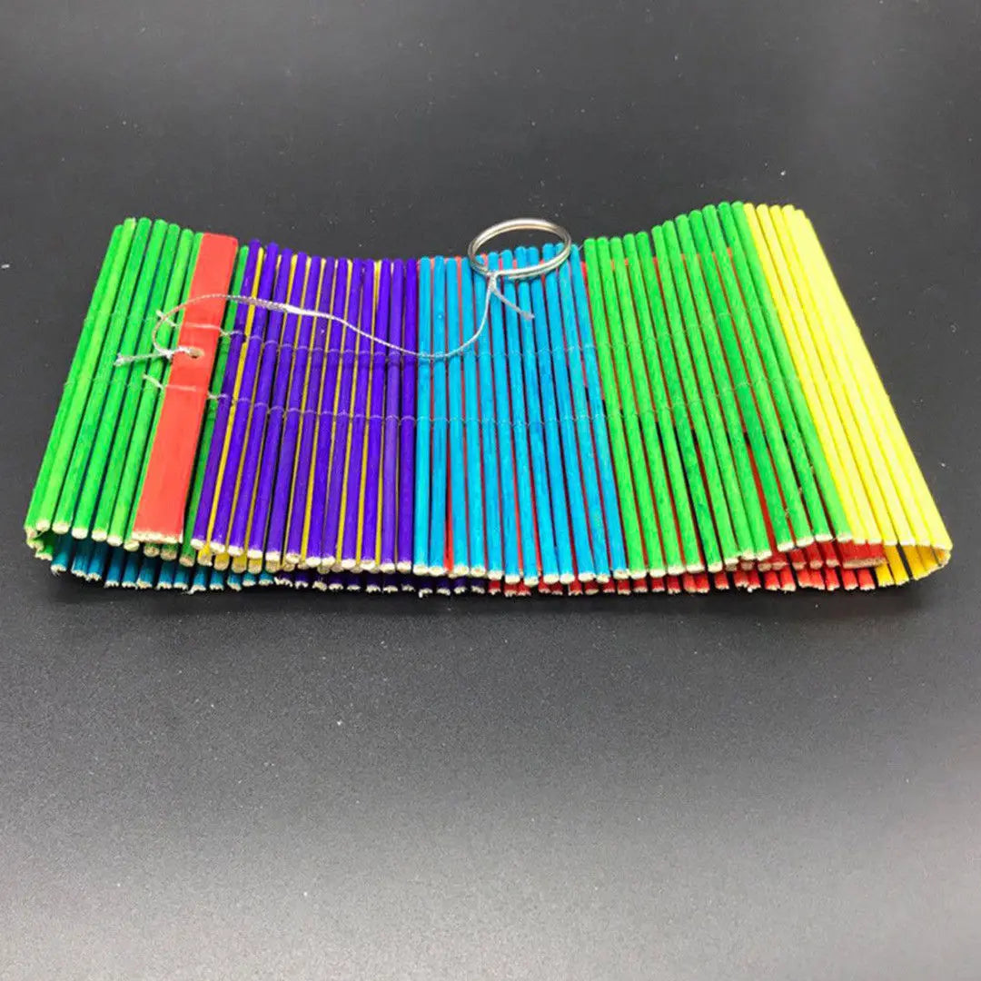 Holz Windspinner Regenbogen – Buntes Windrad als Gartendekoration & Anhänger