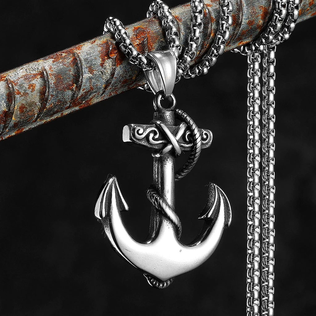 Anker-Anhänger Halskette aus Edelstahl – Maritimer Schmuck für Damen und Herren