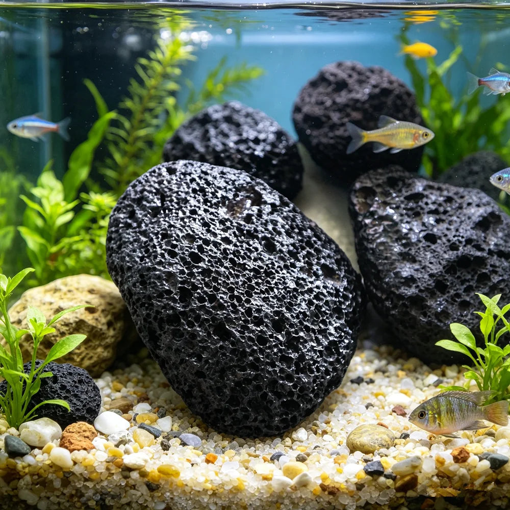 Natürlicher Aquarium Filterstein – Vulkangestein Bio-Filter