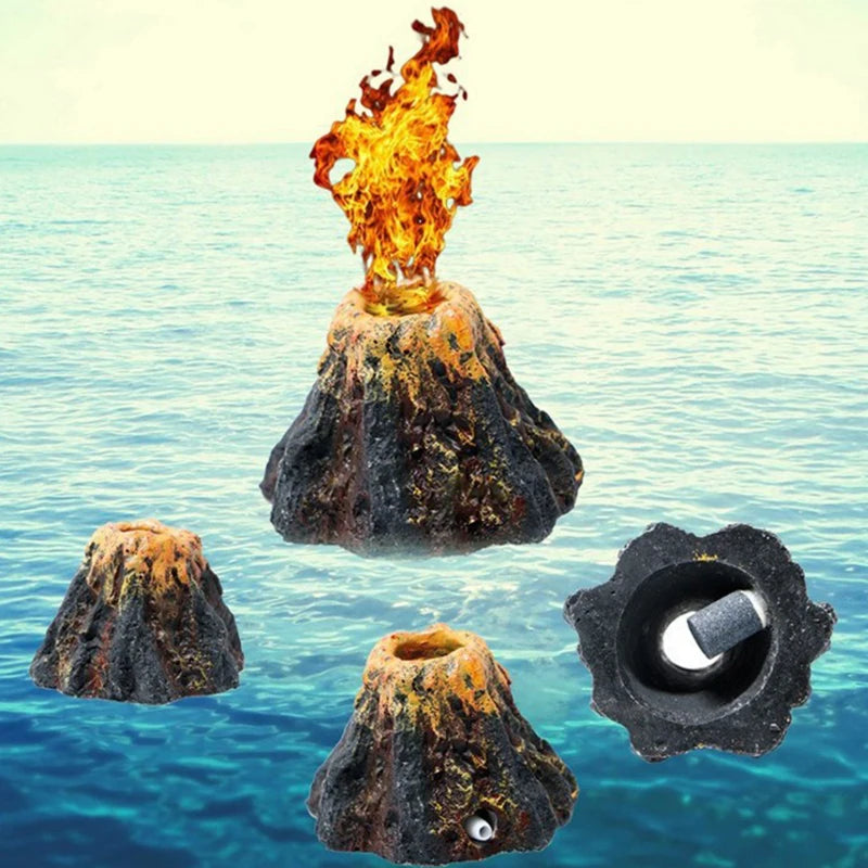 Aquarium Vulkan Luftstein Dekoration - Bubble Aerator mit Belüftungsstein