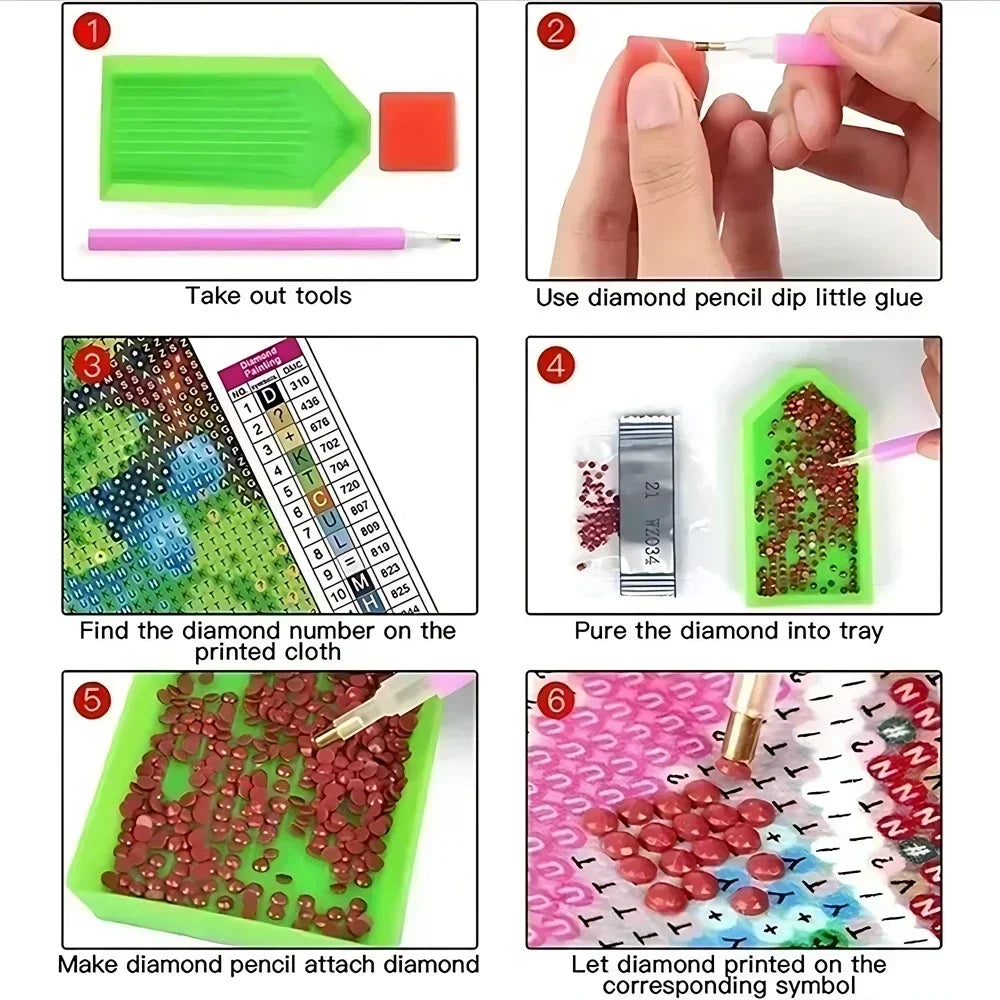 Diamond Painting Kit Anker – Maritimes 5D Diamant-Bild zum Selbstgestalten