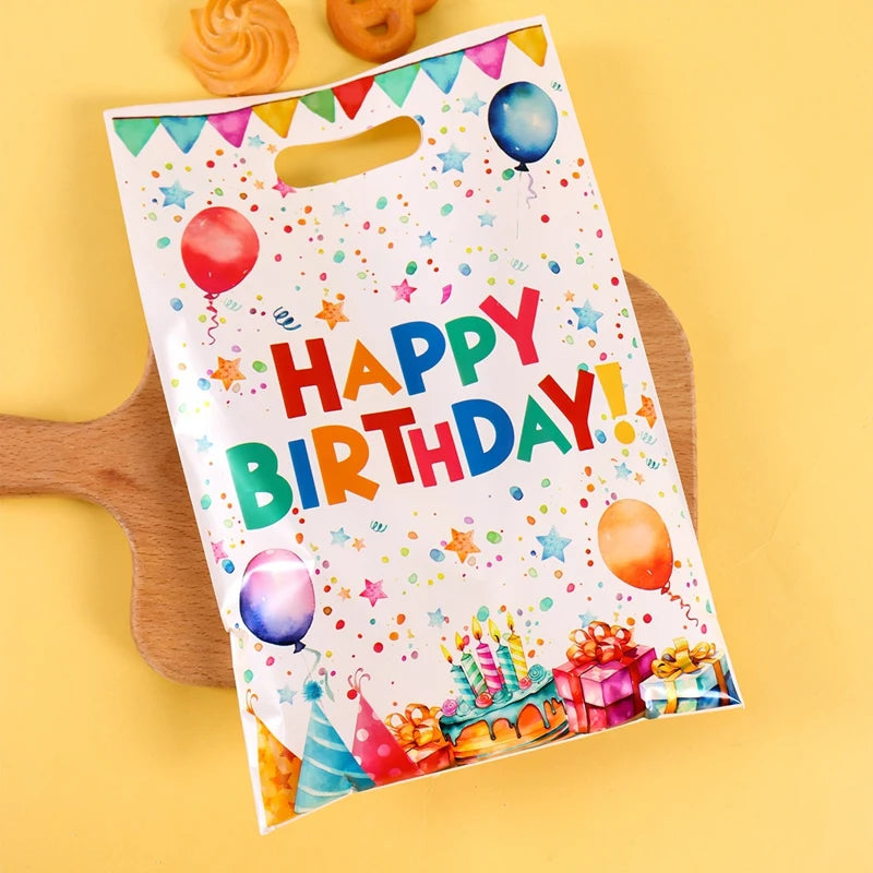 Geburtstags-Geschenktüten mit Ballonmotiv – Partytüten für Kinder & Erwachsene (10/20/50 Stück)
