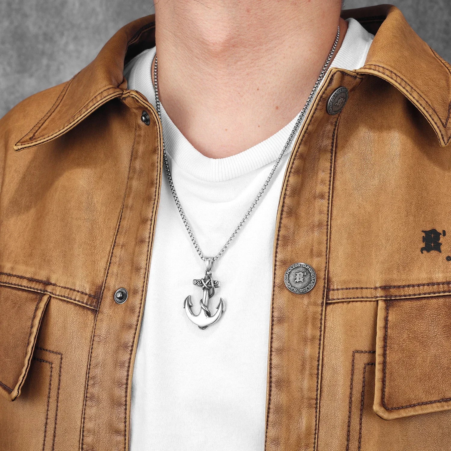 Anker-Anhänger Halskette aus Edelstahl – Maritimer Schmuck für Damen und Herren