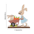 Holz-Osterhase Dekofigur – Stehender Hase für Ostern & Frühling