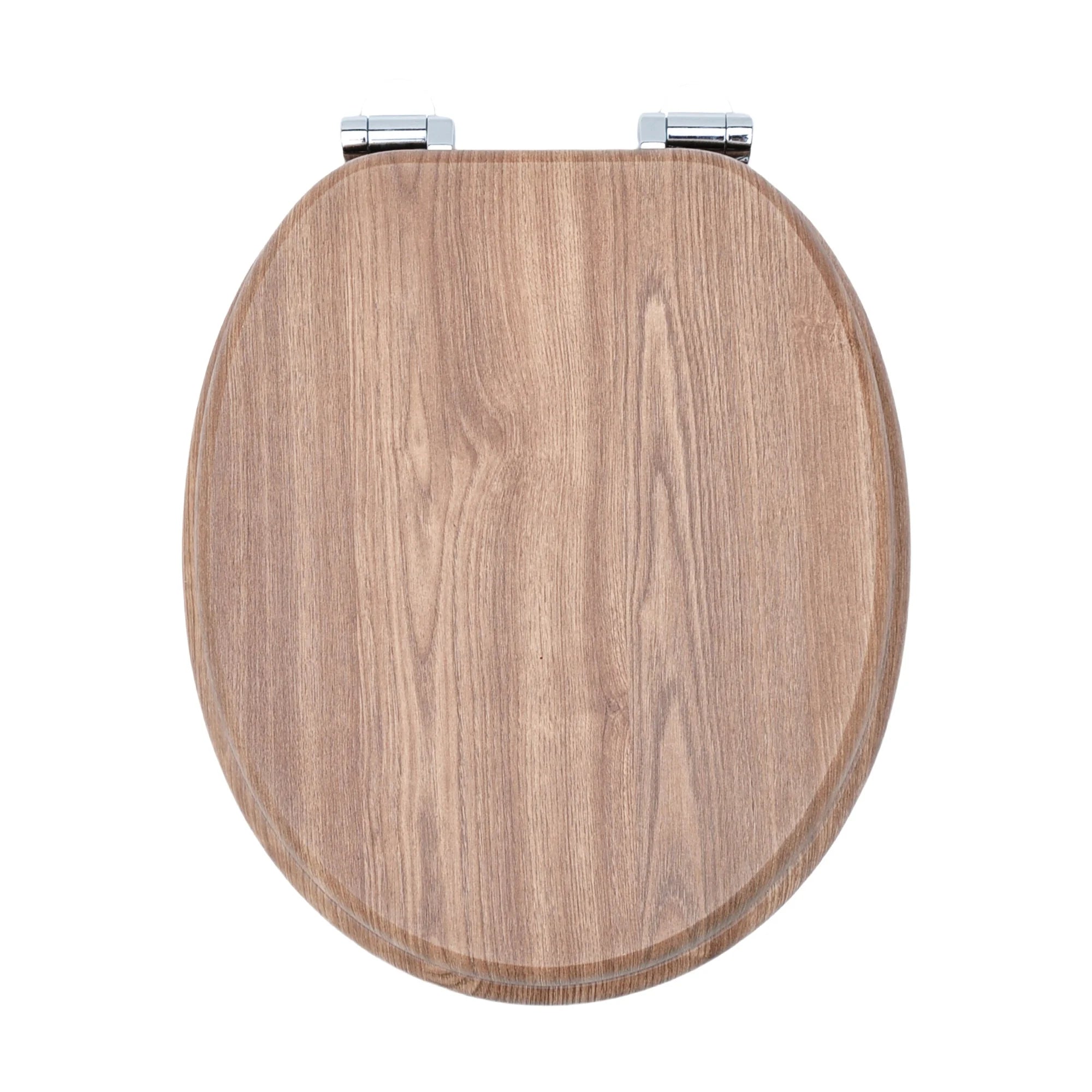 WC-Sitz mit Soft-Close-Funktion – MDF Holz, Zinklegierungs-Scharniere, 190 kg Tragkraft