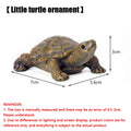 Mini-Schildkröten-Figur für Aquarium, Feengarten und Heimdekoration