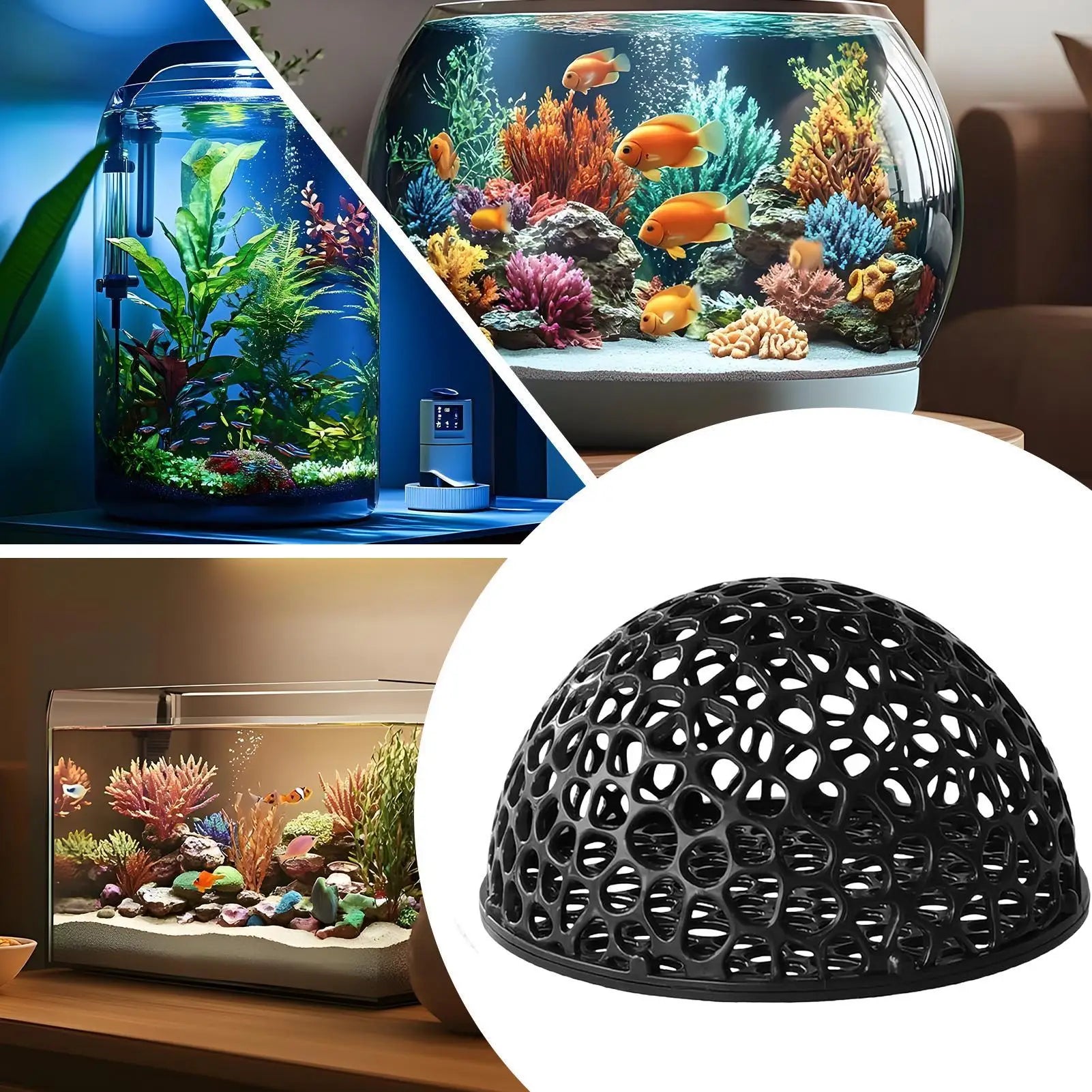 Aquarium Shrimp Cave – Garnelen-Höhle & Betta-Versteck aus PP | 1 oder 2 Stück