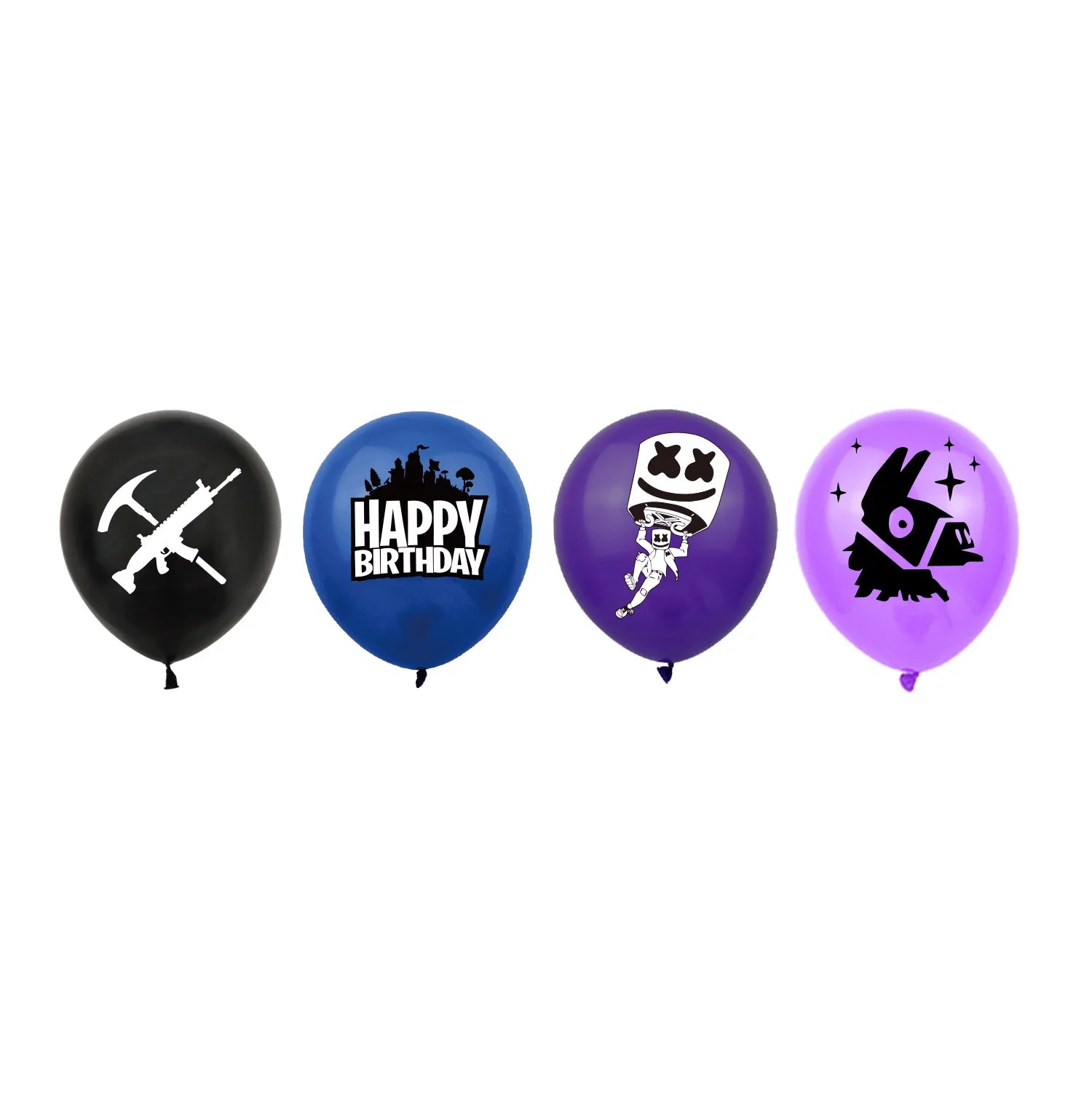 Geburtstag Party Komplett-Set – Banner, Kuchentopper, 24 Cupcake-Topper & 16 Latex-Ballons