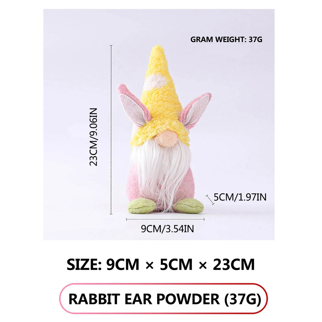 Oster-Hase Gnome Puppe gesichtslos – Handgemachte Frühlingsdeko | 3 Farben