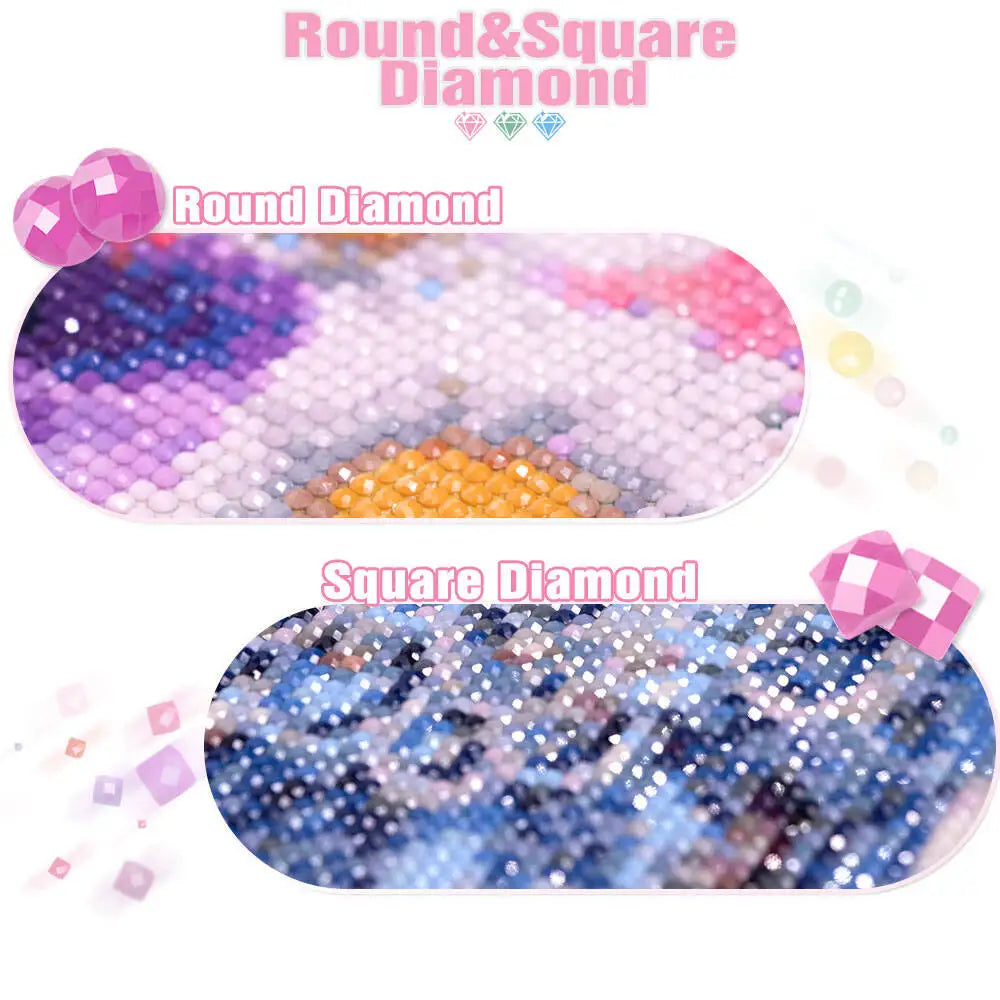 Diamond Painting Set – Seelandschaft & Natur | 5D DIY Diamant-Stickerei