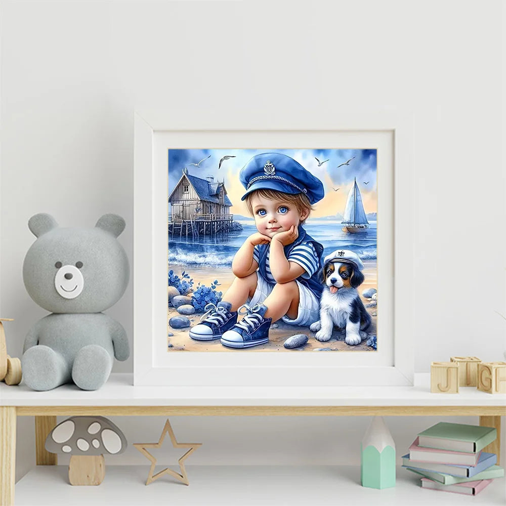Diamond Painting Hund – DIY Mosaikbild mit Diamanten