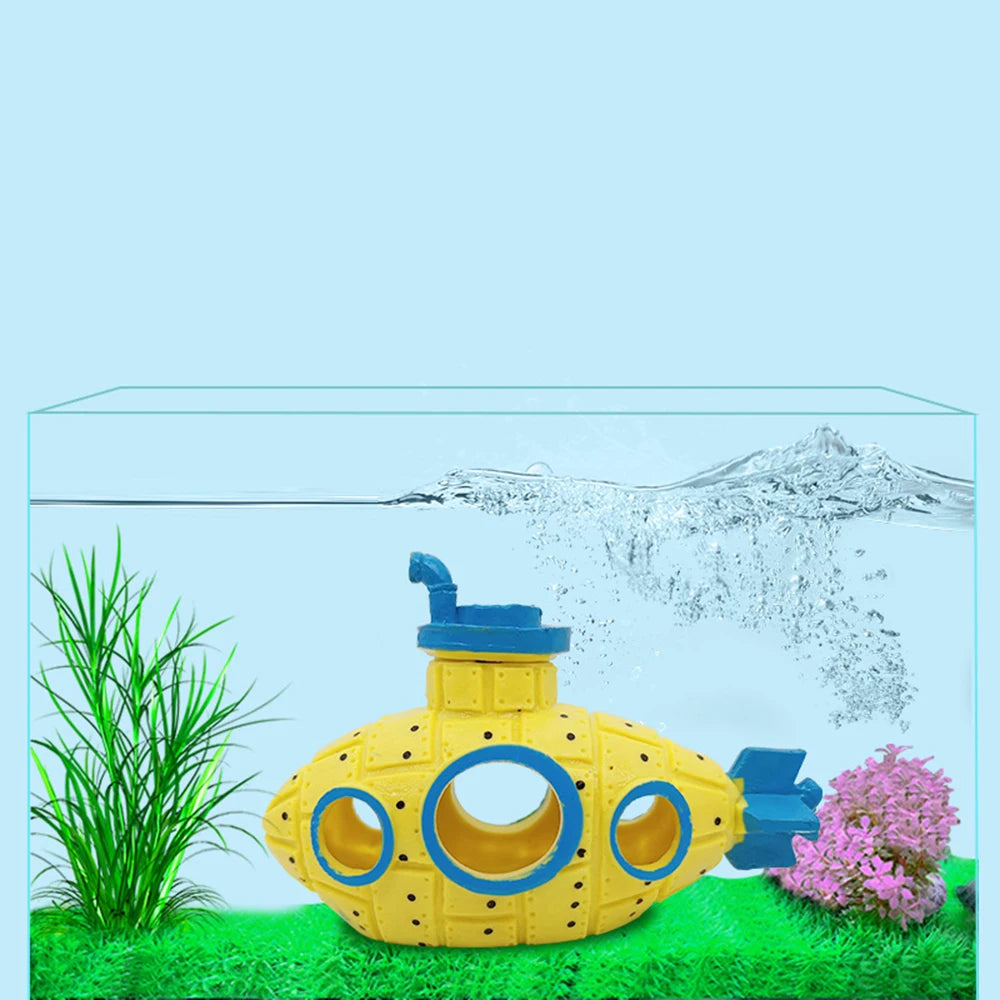 Aquarium U-Boot Dekoration aus Harz – Versteck für Garnelen & Fische