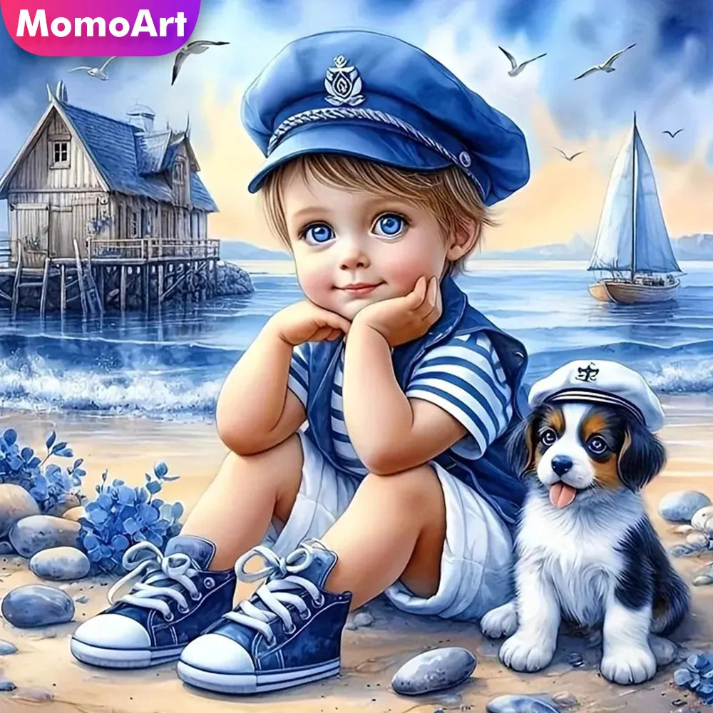 Diamond Painting Hund – DIY Mosaikbild mit Diamanten