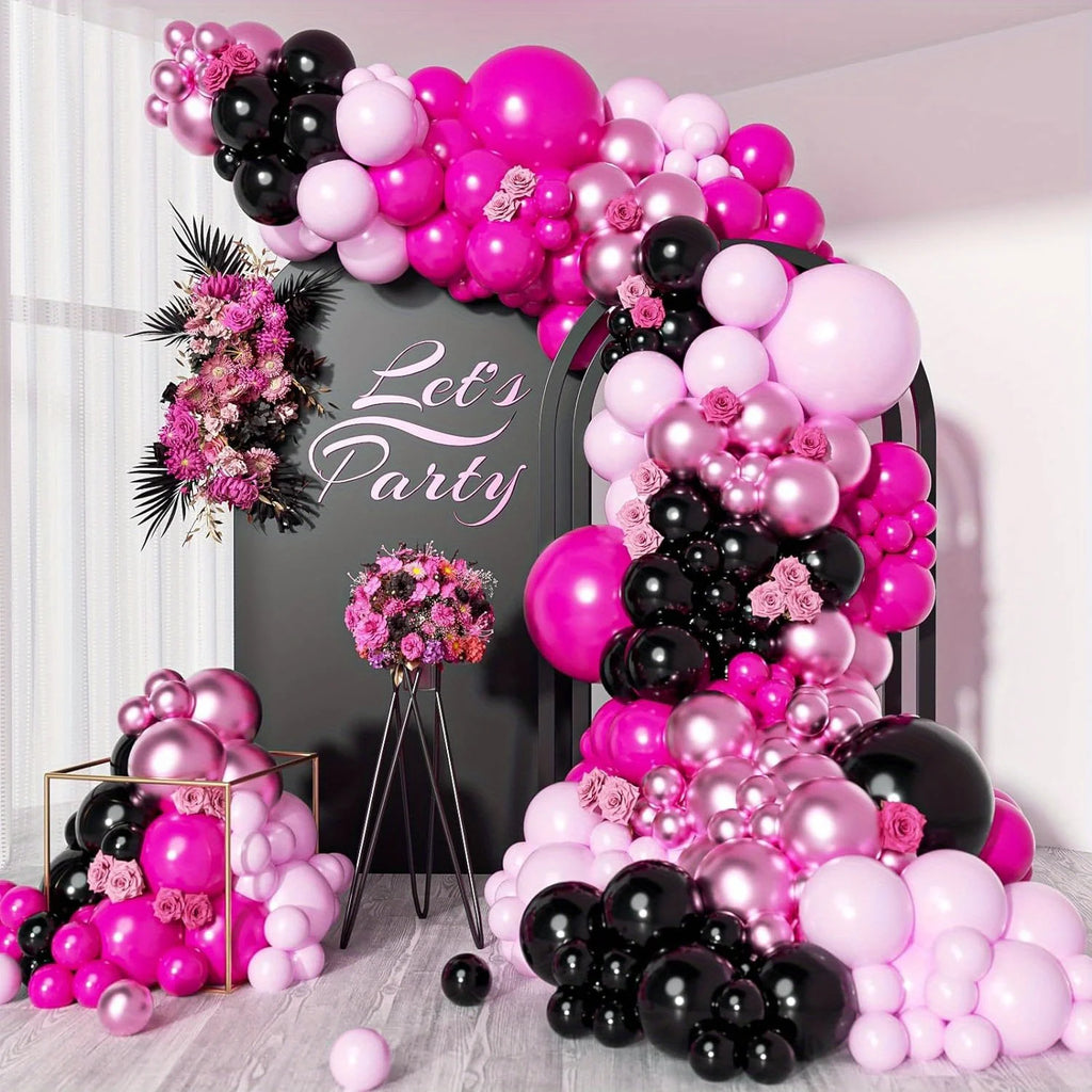 Ballon Girlanden Set 113-teilig – Sternballons für Geburtstag, Hochzeit & Party
