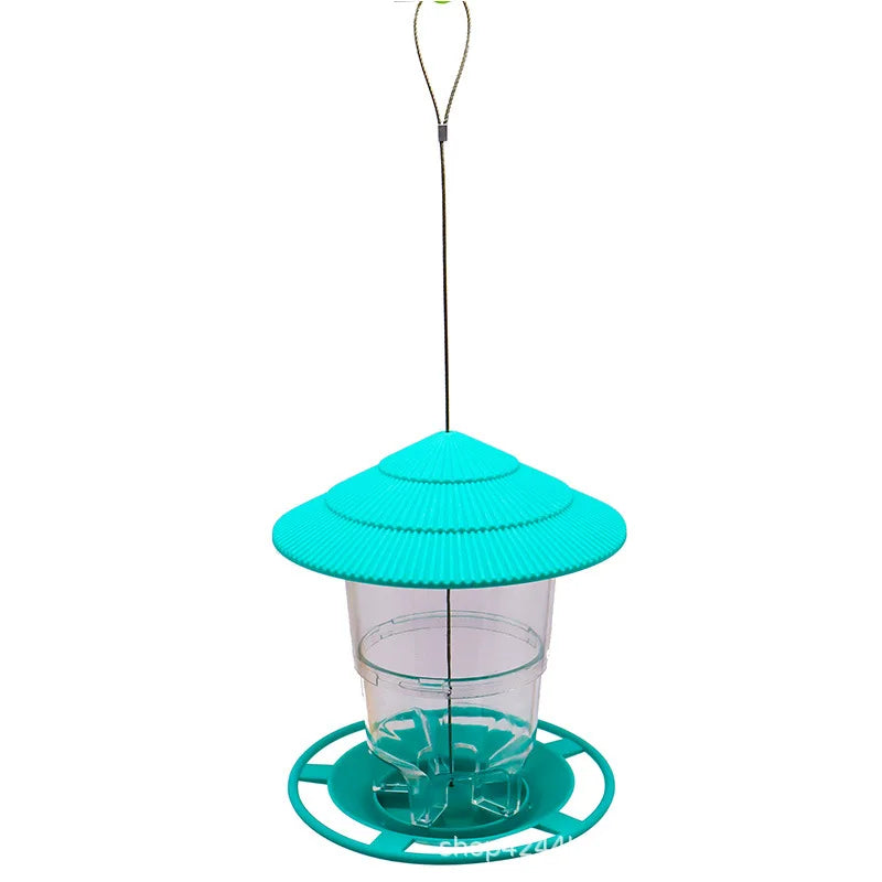 Vogelfutterspender zum Aufhaengen – Wetterfest, 700 ml, fuer Garten und Balkon