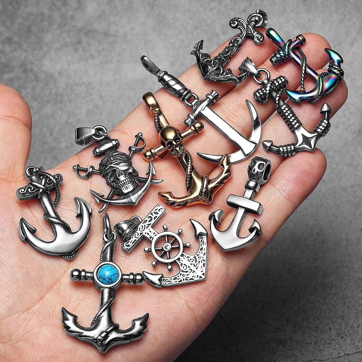 Anker-Anhänger Halskette aus Edelstahl – Maritimer Schmuck für Damen und Herren