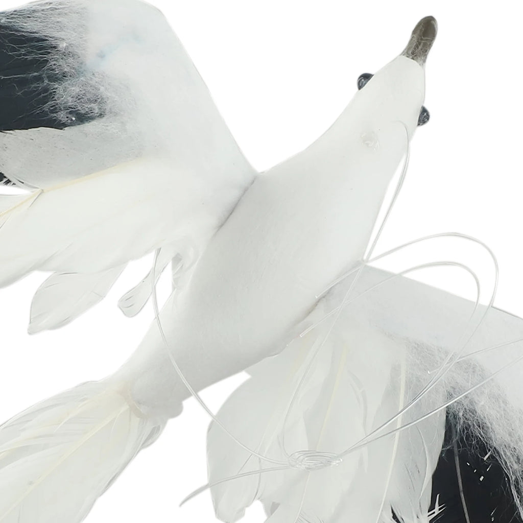 Deko-Möwe aus Schaumstoff – realistische Vogelfigur für Haus und Garten